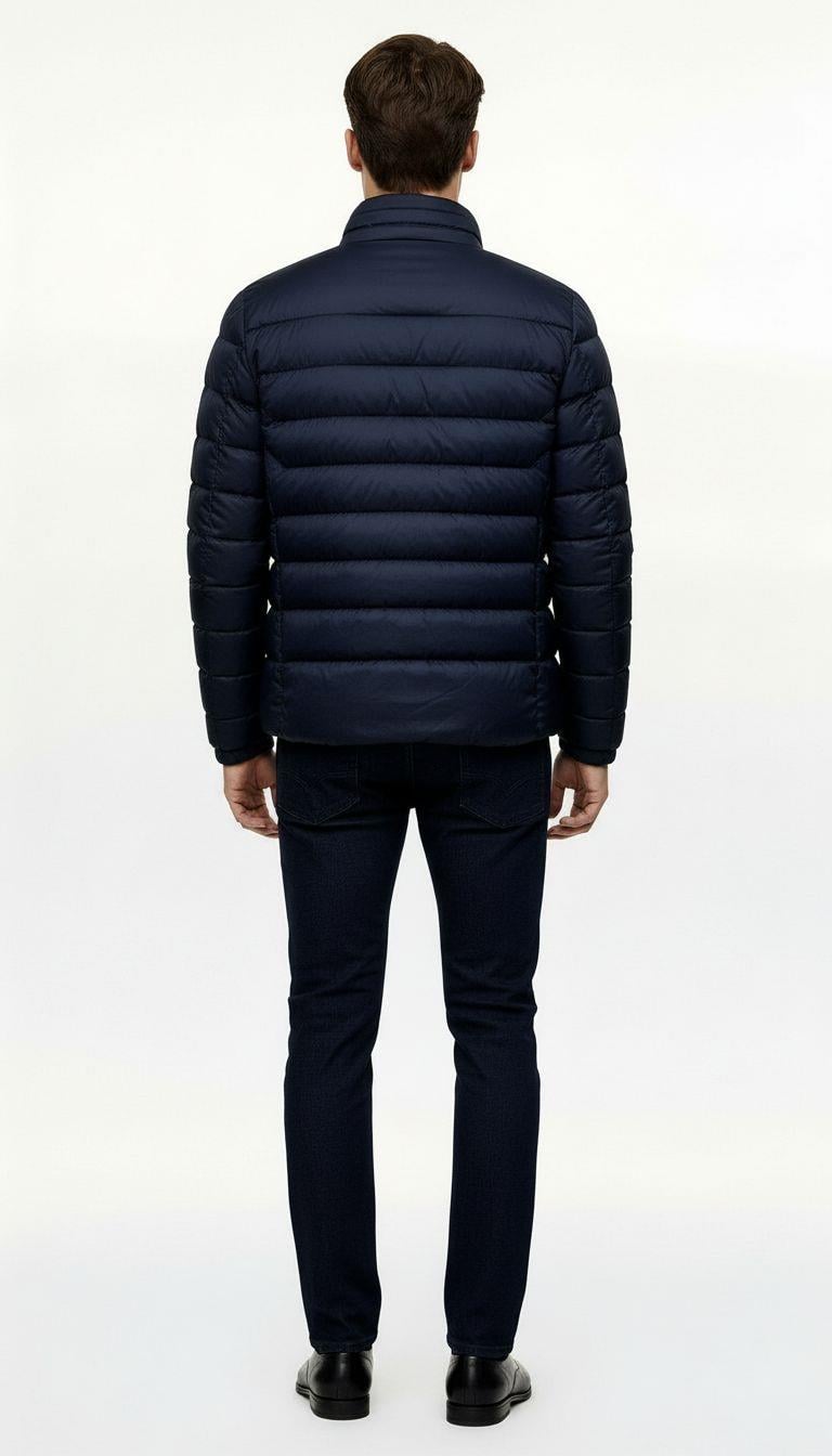 Erkek Kapitone Şişme Mont – Lacivert