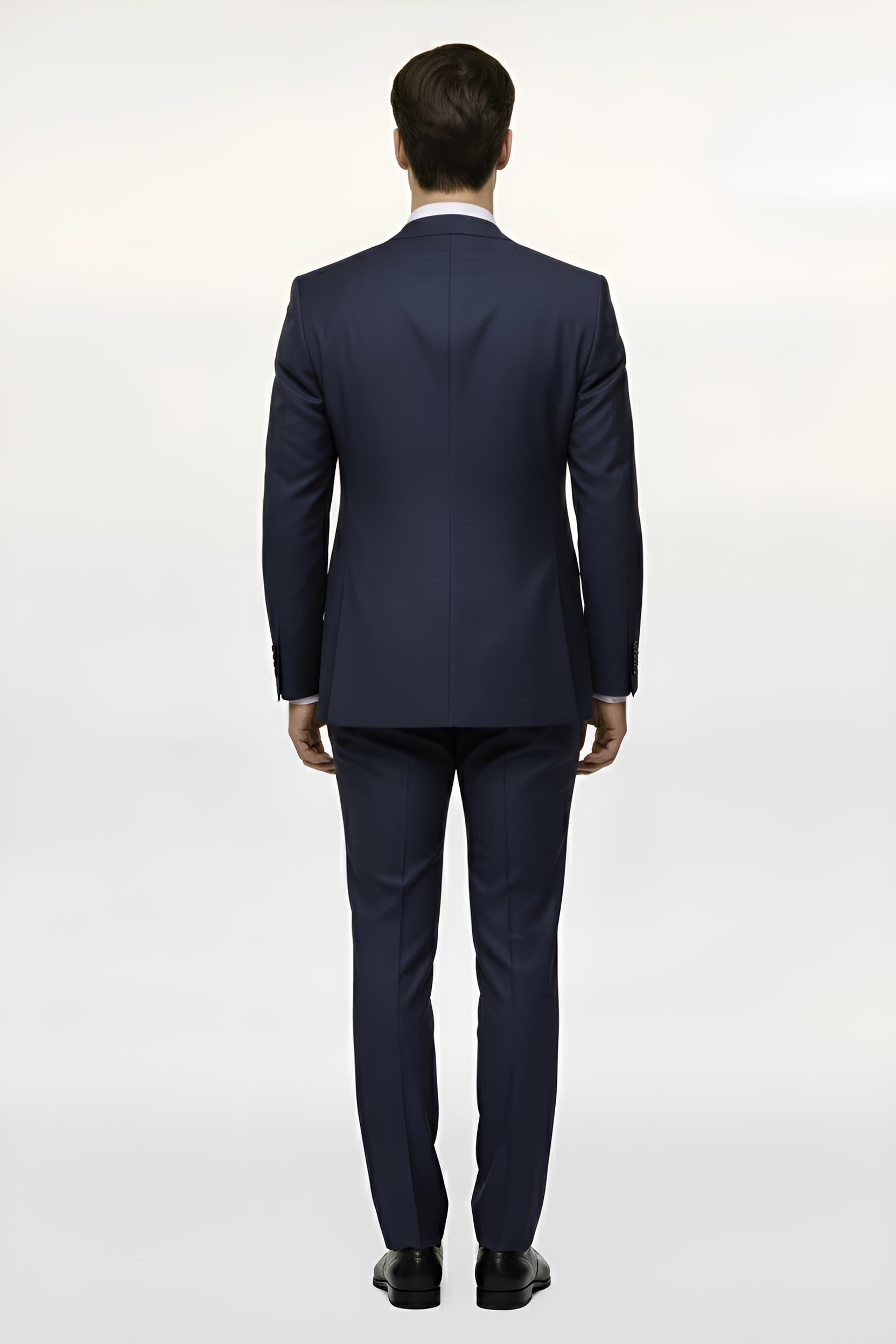 Erkek Lacivert Regularfit / Rahat Kalıp  Takım Elbise