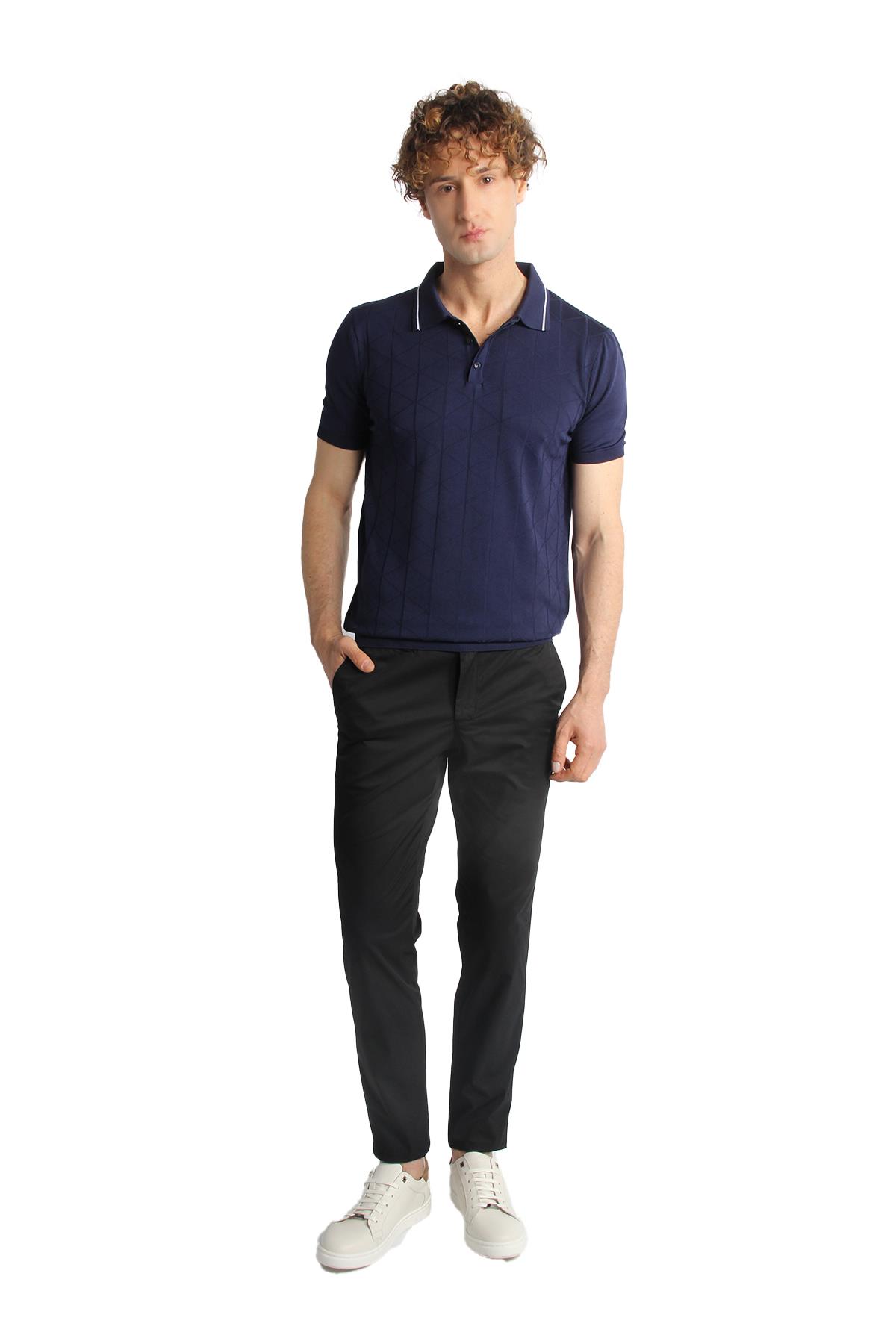 Erkek Siyah Dynamic Fit  Pantolon