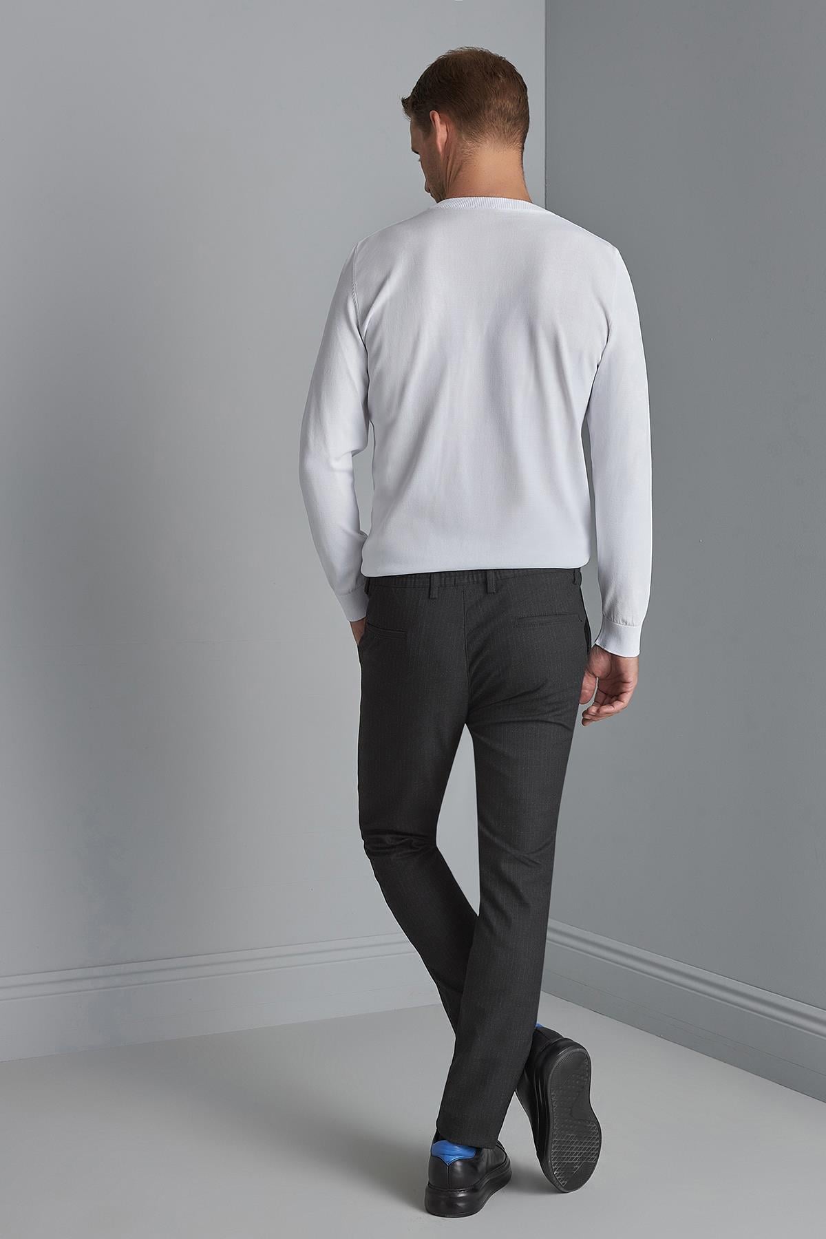 Erkek Siyah Dynamic Fit  Pantolon