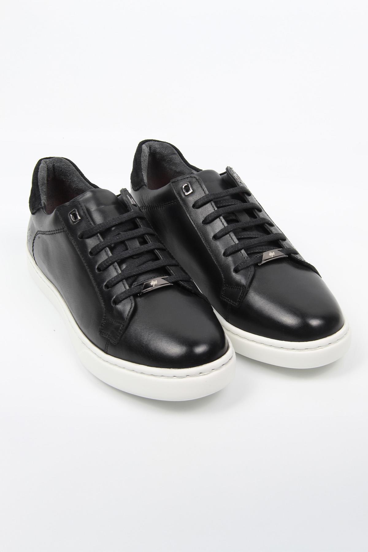 Erkek Siyah Sneaker – Günlük Şık Rahat Taban Ayakkabı