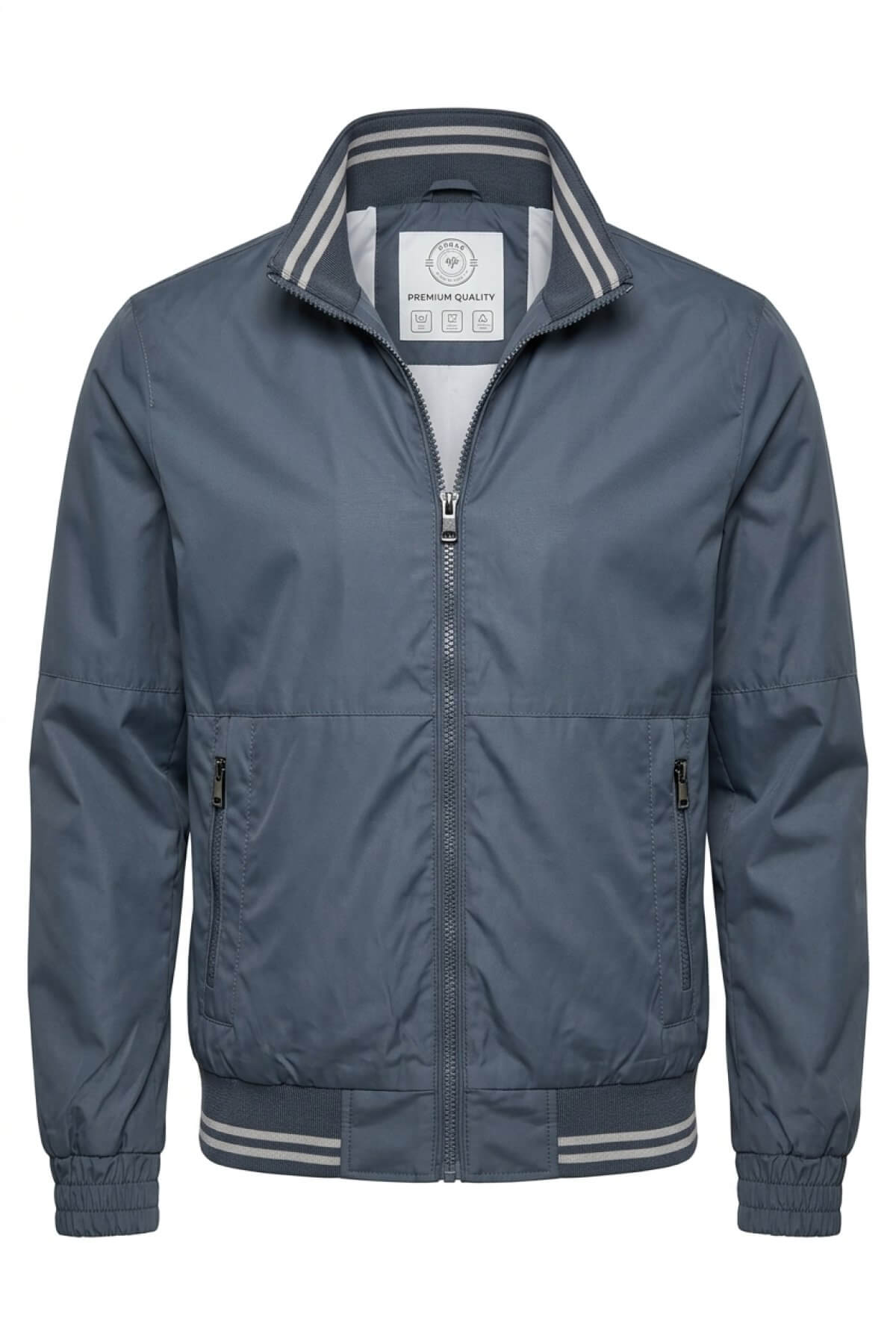 Mavi Modern Erkek Bomber Mont