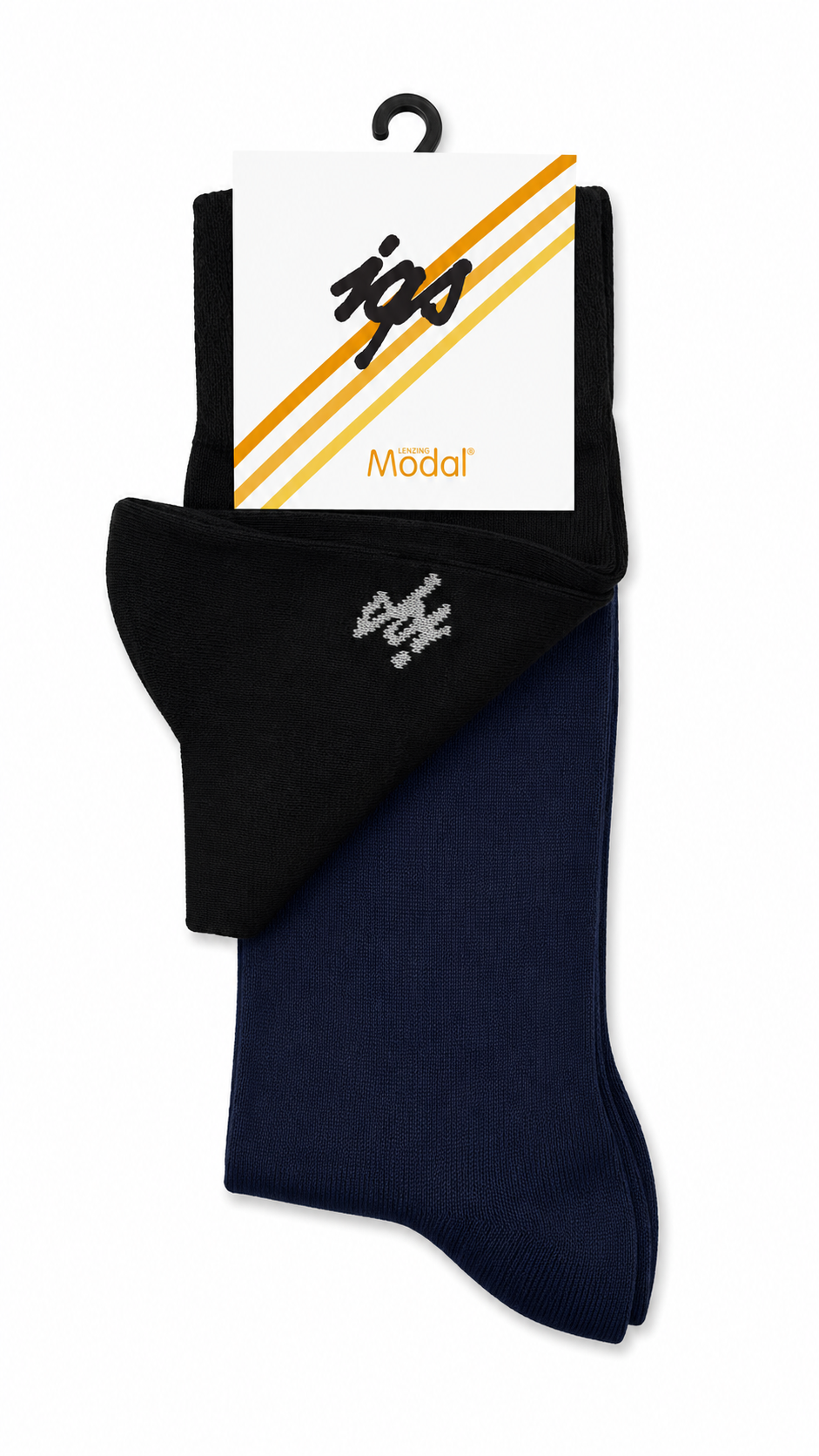 Erkek Modal İkili Çorap Siyah - Lacivert 2li Paket