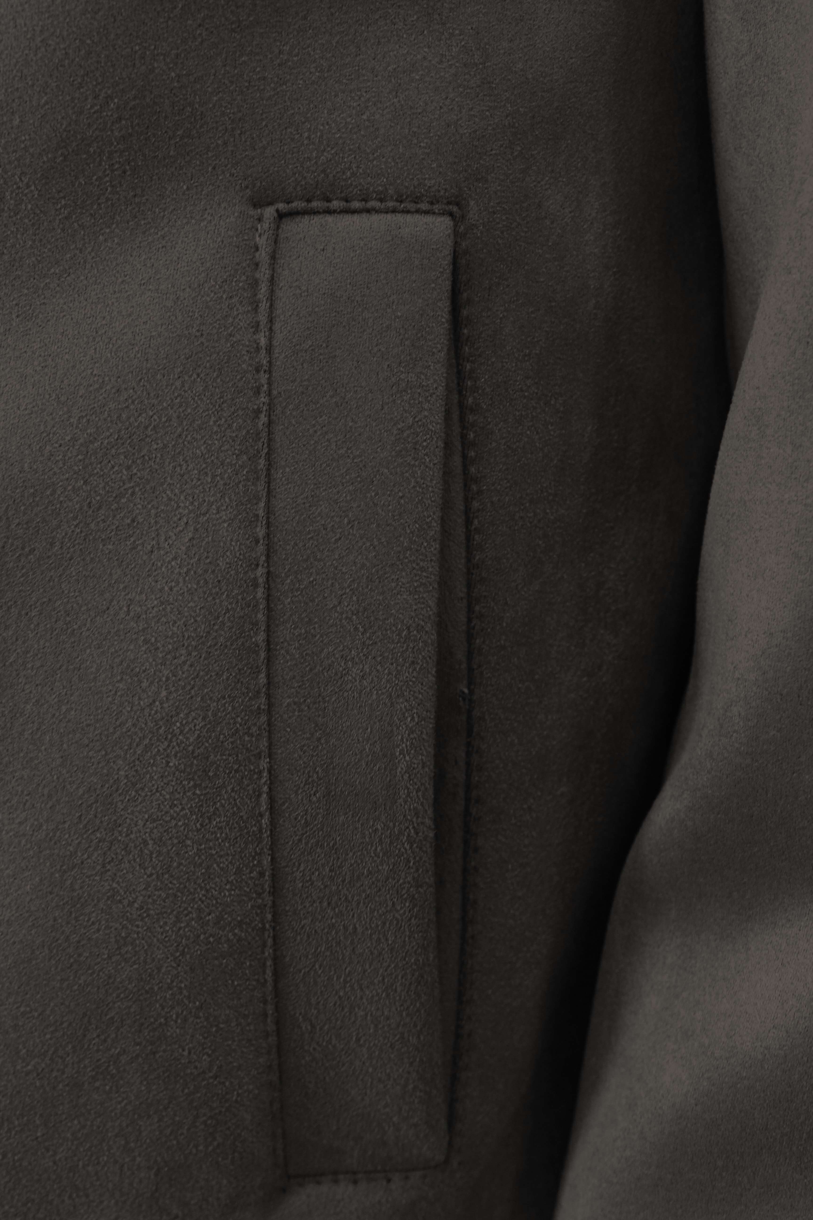 Antrasit Süet Görünümlü Erkek Mont | Modern Şehir Stili