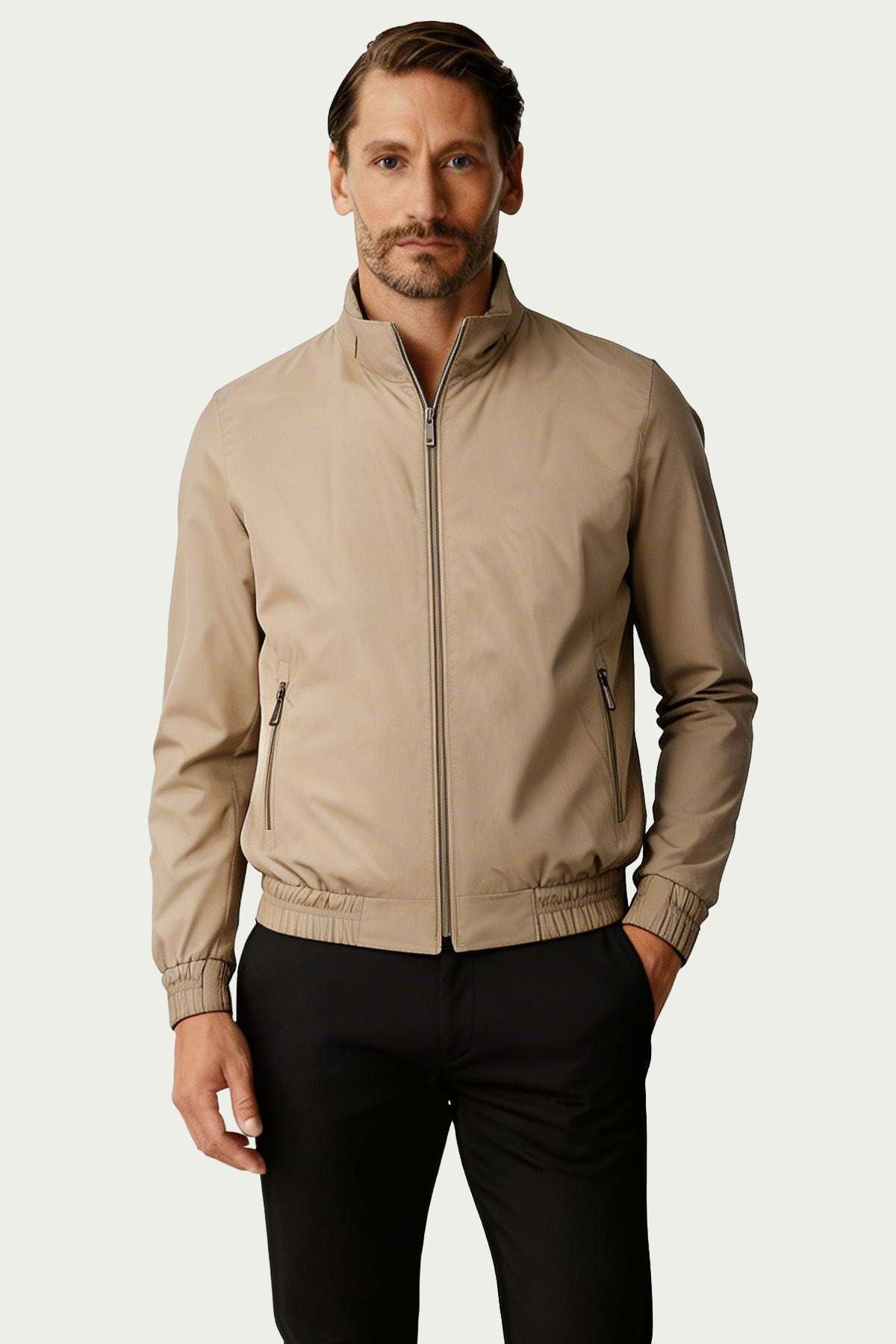 Taş Erkek Bomber Mont – Modern Kesim