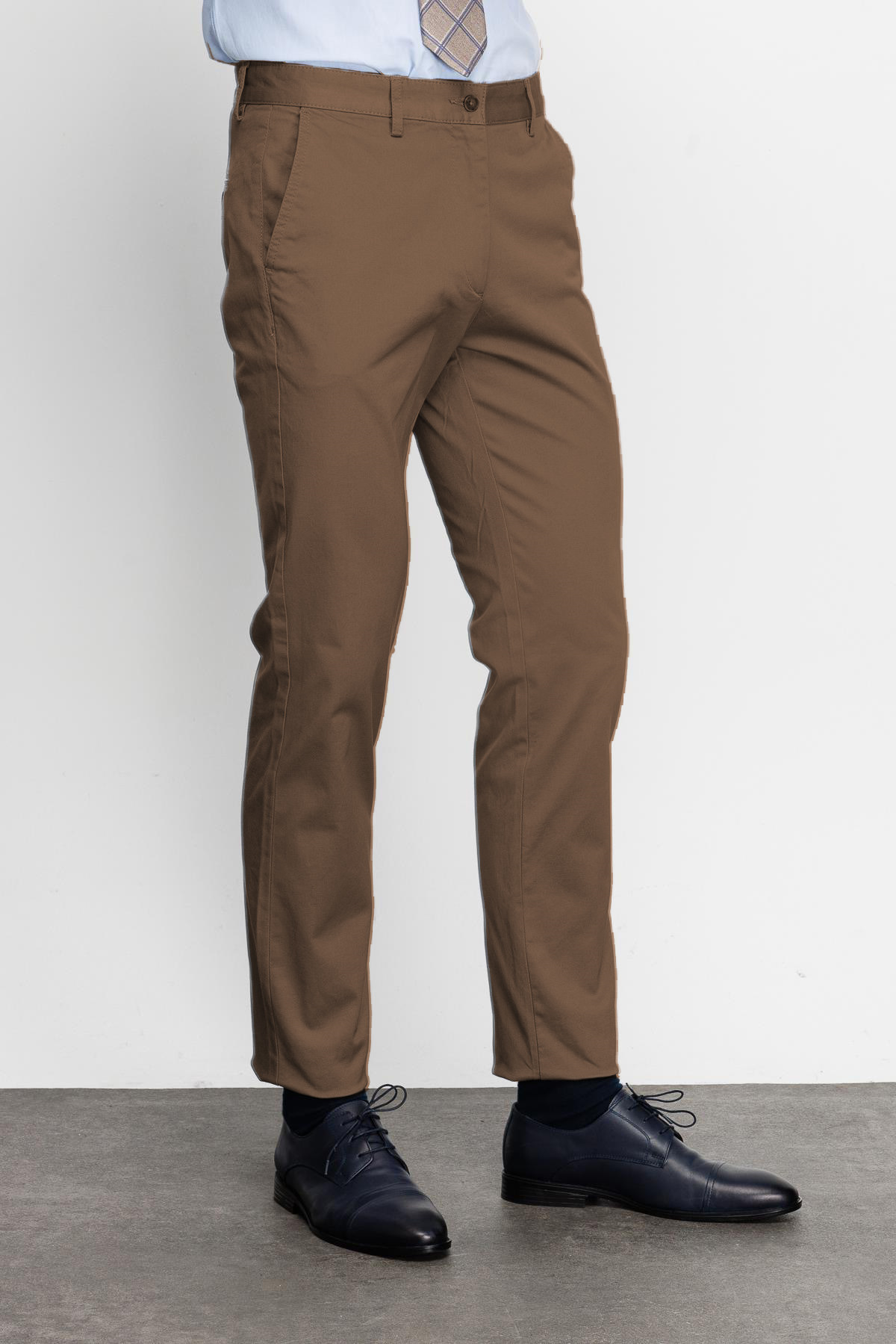 Camel Erkek Pamuklu Kumaş Pantolon Regular Fit – Rahat Kalıp Günlük Ofis Stili