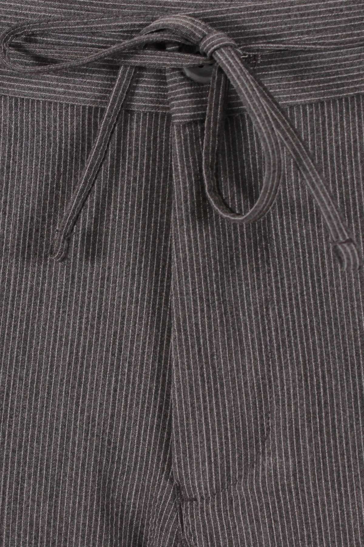 Erkek Koyu Gri Bağcıklı Smart Casual Dynamic Fit Pantolon