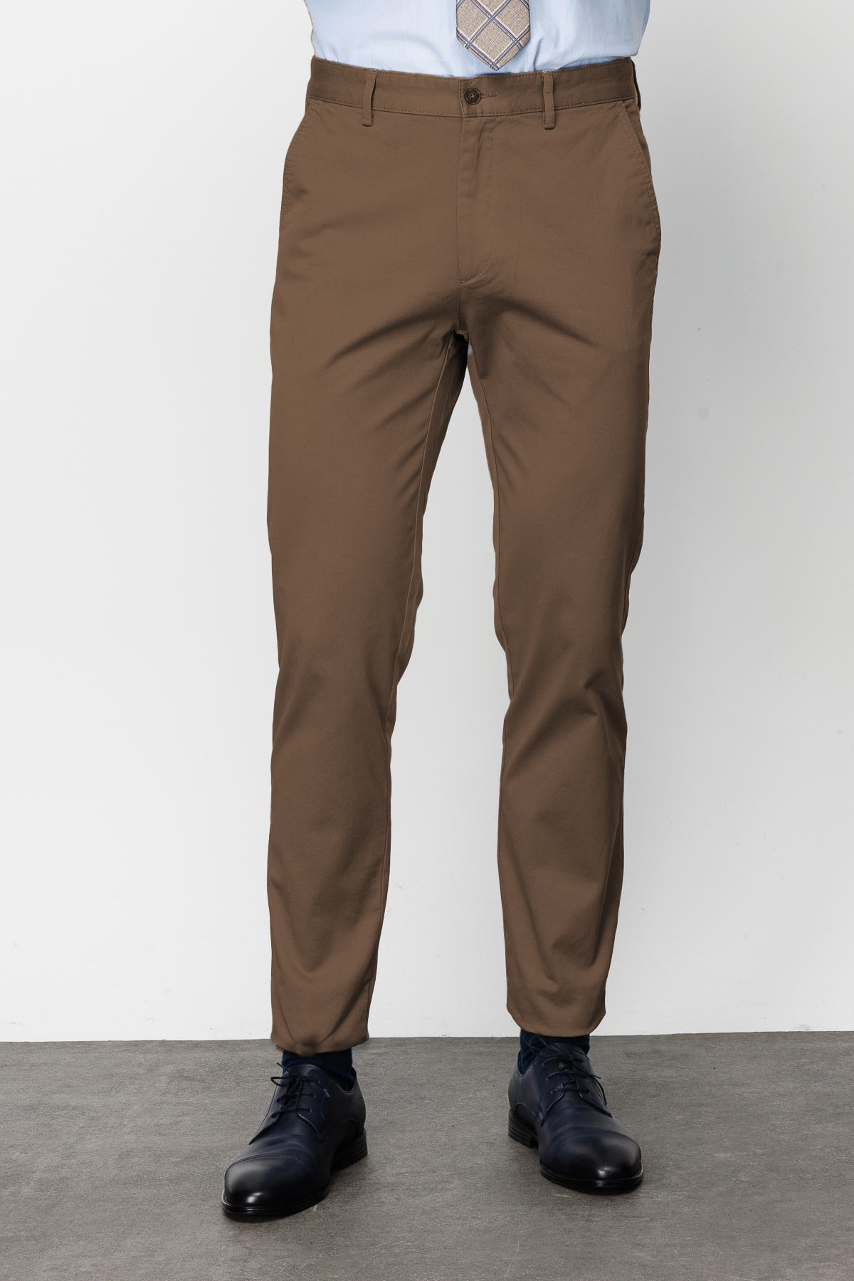 Camel Erkek Pamuklu Kumaş Pantolon Regular Fit – Rahat Kalıp Günlük Ofis Stili