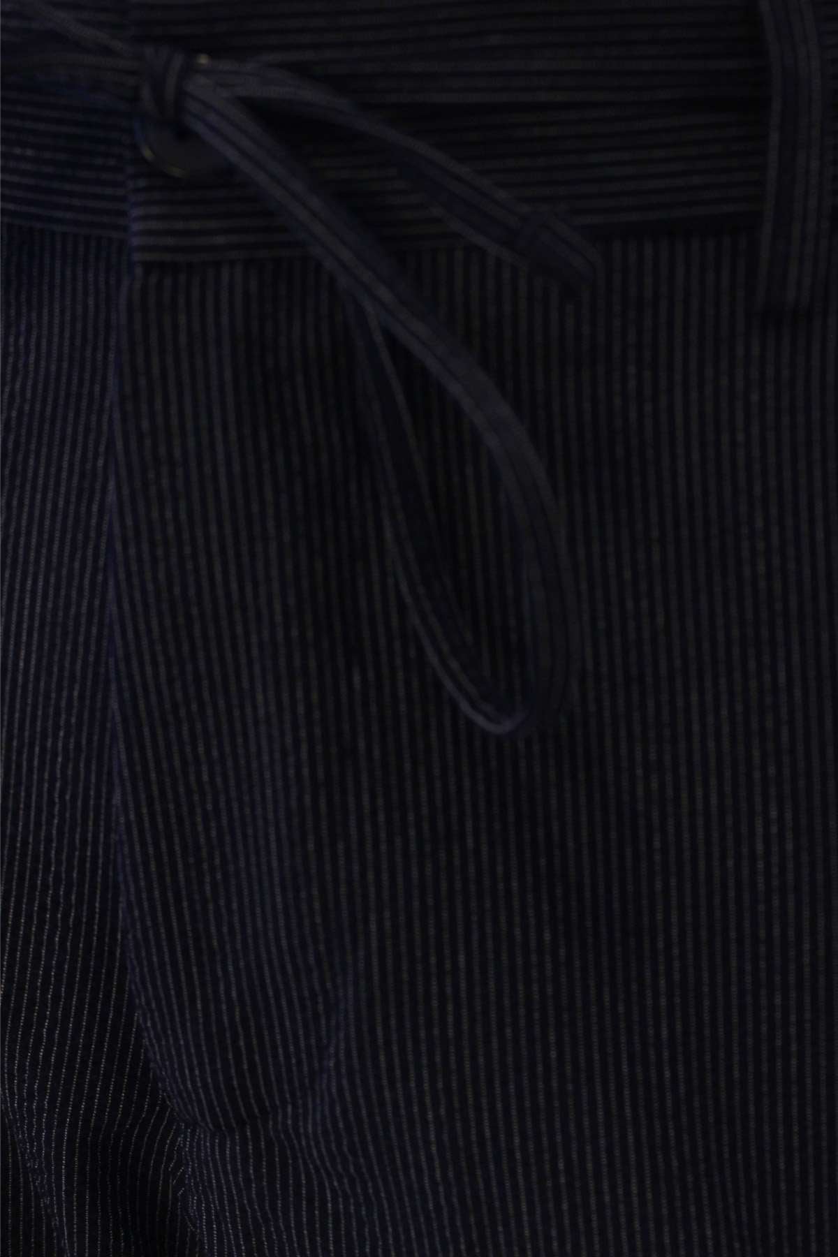 Lacivert Gri Bağcıklı Smart Casual Dynamic Fit Pantolon