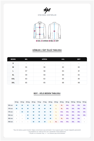 Beyaz Regular Fit Geniş Kalıp Klasik Yaka Düz Uzun Kollu Cepsiz %100 Pamuk Non Iron Gömlek 