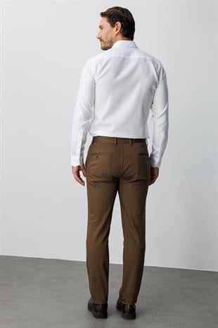 Erkek Bej Dynamic Fit  Pantolon
