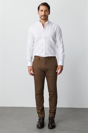 Erkek Bej Dynamic Fit  Pantolon