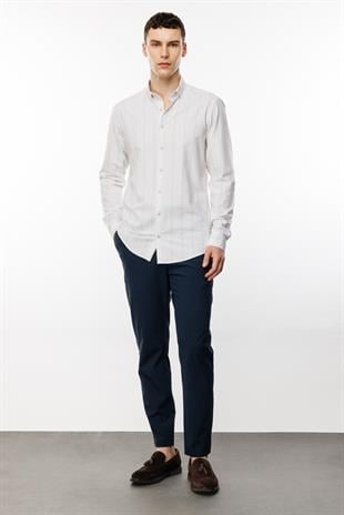 Erkek Bej Dynamic Fit Üst Gömlek