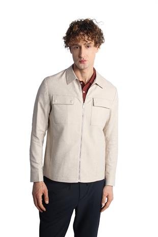 Erkek Bej   Baharlık Mont