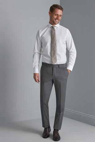 Erkek Gri Regularfit / Rahat Kalıp  Pantolon