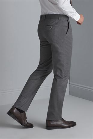 Erkek Gri Regularfit / Rahat Kalıp  Pantolon