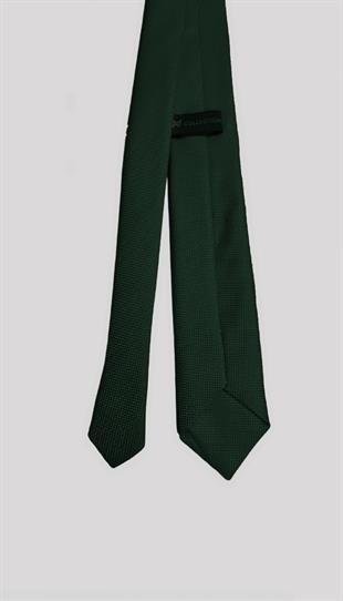 Haki Dokulu Klasik Erkek Kravat