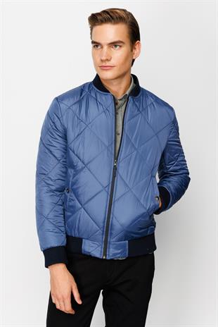 Erkek İndigo   Mont