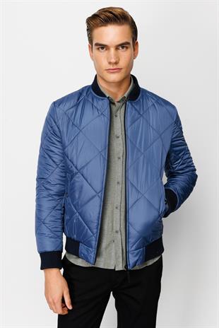 Erkek İndigo   Mont