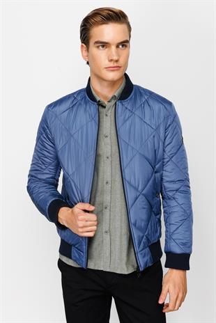 Erkek İndigo   Mont