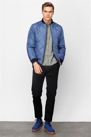 Erkek İndigo   Mont