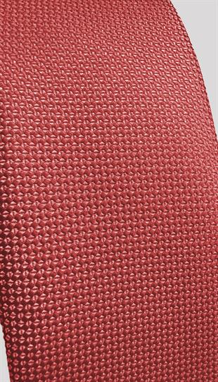 Koyu Pembe Dokulu Klasik Erkek Kravat