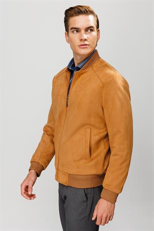 Erkek Kahve   Süet Mont