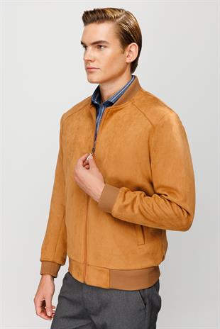 Erkek Kahve   Süet Mont