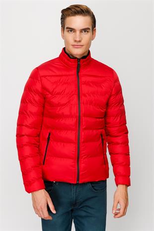 Erkek Kırmızı   Mont
