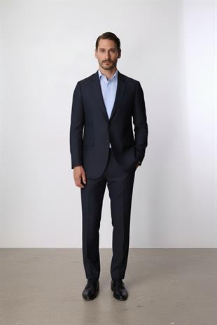 Erkek Lacivert Bari (4 Drop) Klasik Takım Elbise