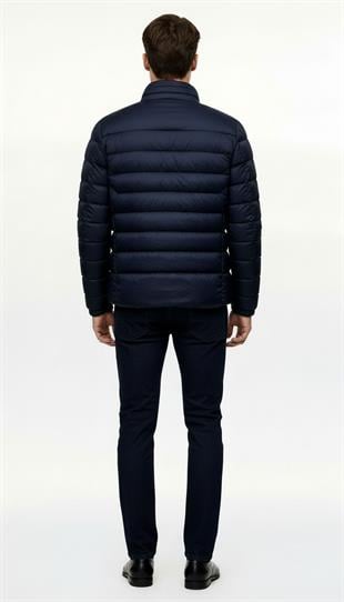 Erkek Lacivert   Mont