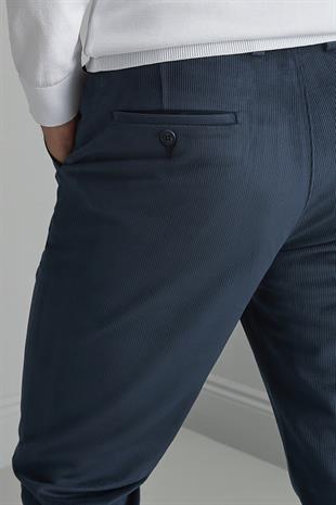 Erkek Lacivert Regularfit / Rahat Kalıp  Pantolon