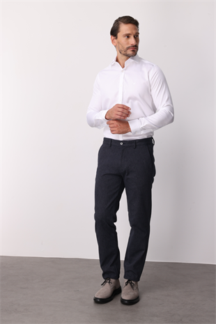 ERKEK LACİVERT REGULARFIT / RAHAT KALIP STD PANTOLON
