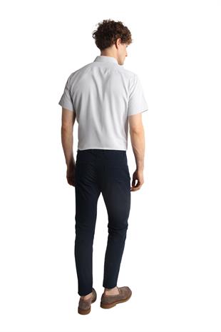 Erkek Lacivert Slim Fit / Dar Kalıp  Pantolon