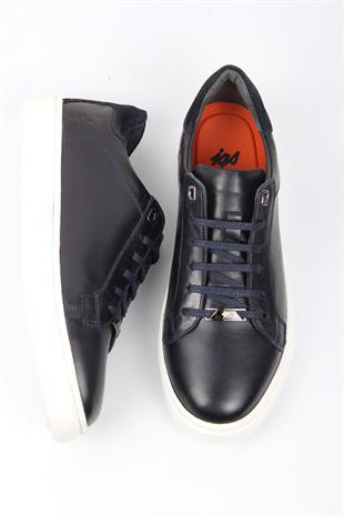 Erkek Lacivert Sneaker – Günlük Şık Rahat Taban Ayakkabı