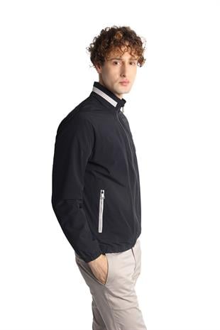 Erkek Lacivert   Baharlık Mont