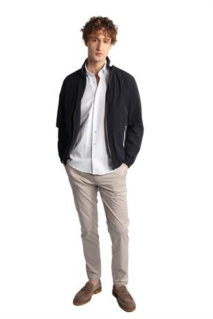 Erkek Lacivert   Baharlık Mont