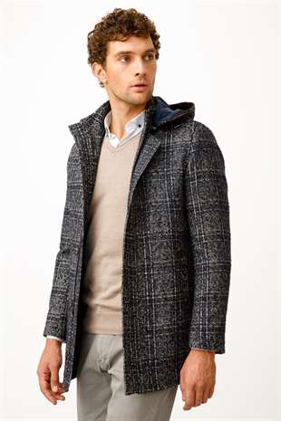 Erkek Lacivert   Kaban