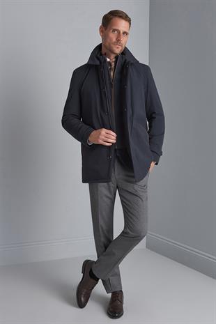 Erkek Lacivert   Kaban