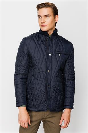 Erkek Lacivert   Mont