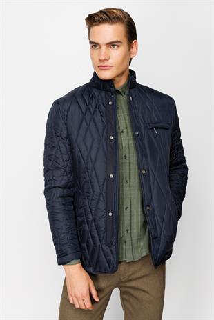 Erkek Lacivert   Mont