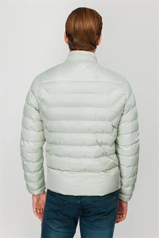 Erkek Mint Yeşil   Mont