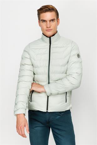 Erkek Mint Yeşil   Mont