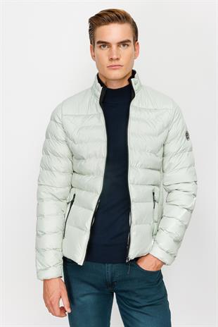 Erkek Mint Yeşil   Mont