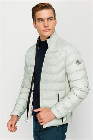 Erkek Mint Yeşil   Mont