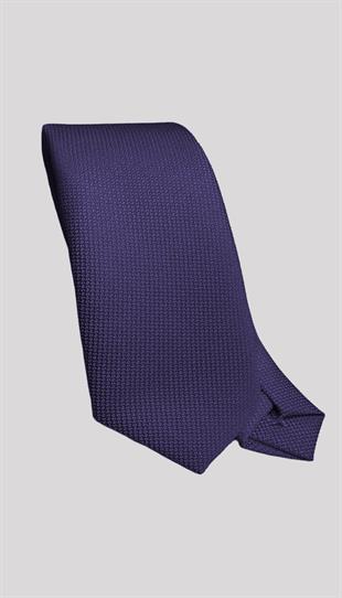 Mor Dokulu Klasik Erkek Kravat