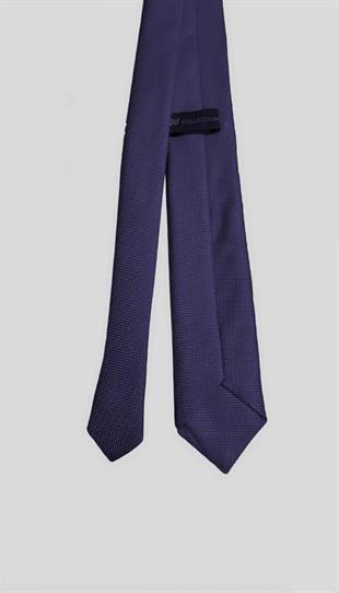 Mor Dokulu Klasik Erkek Kravat
