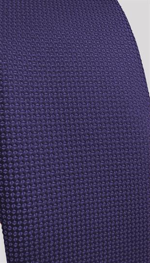 Mor Dokulu Klasik Erkek Kravat