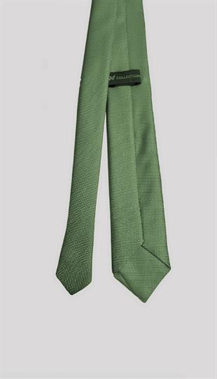 Nil Yeşili Dokulu Klasik Erkek Kravat