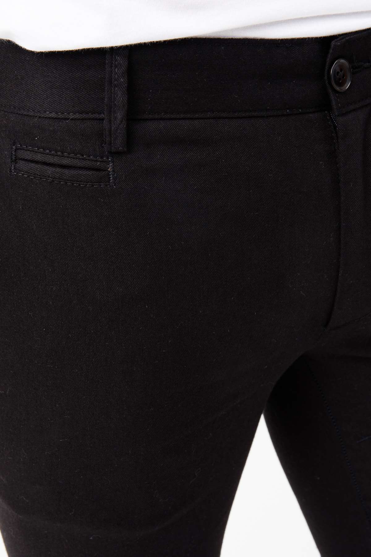 Erkek Siyah Regularfit / Rahat Kalıp  Pantolon